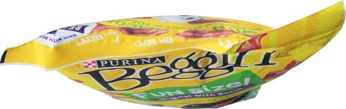 New Purina Beggin’ Dog Treats | Fun Size Original With Bacon • 25 oz pouch