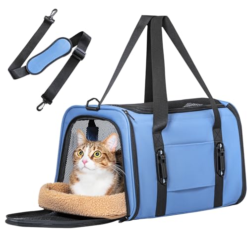 New Petsfit Soft Sided Pet Carrier | 18″ × 11″ × 11″, Grey