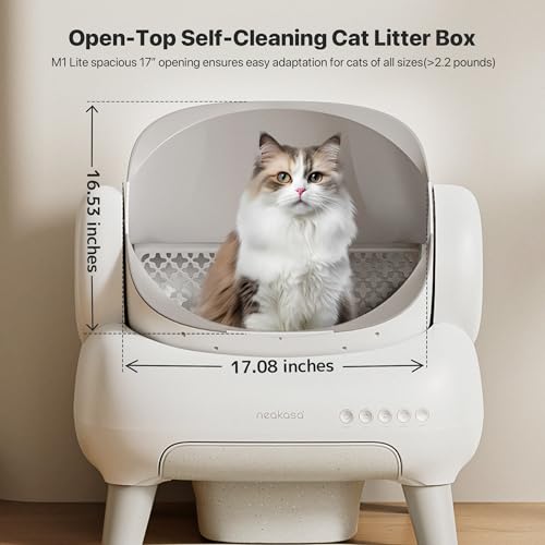 New Neakasa M1 Lite Open-Top Self Cleaning Cat Litter Box | M1 Lite