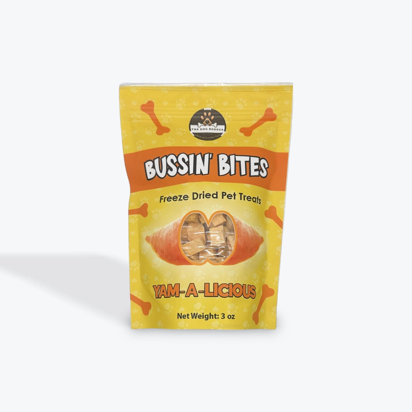 Single Ingredient, High Value Freeze-Dried Training Treats for Dogs & Cats - Sweet Potato