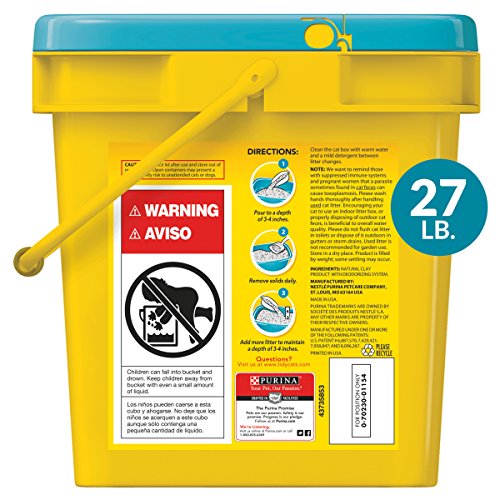 New Purina Tidy Cats Clumping Cat Litter, Instant Action Multi Cat Litter | 27 lb Pail