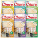 New INABA Churu Cat Treats Creamy Purée | 24 tubes (0.5 oz each), Six Flavor Variety Pack