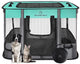 New ROMANTIC BEAR Foldable Dog/Cat Playpen Tent Crate | Medium, Green