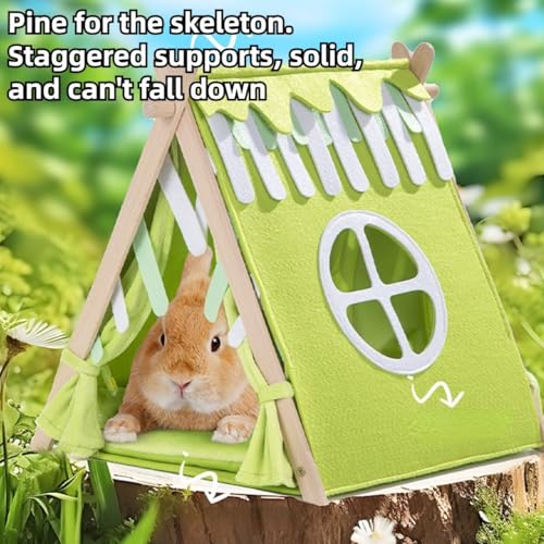 New Copfeu Rabbit Hideout Small Animal Tent Tunnel Cages