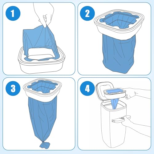 New Cat Litter Refills Cartridge Compatible with Your Genie Litter Standard, Plus and XL Cat Litter Pail | Pack of 12