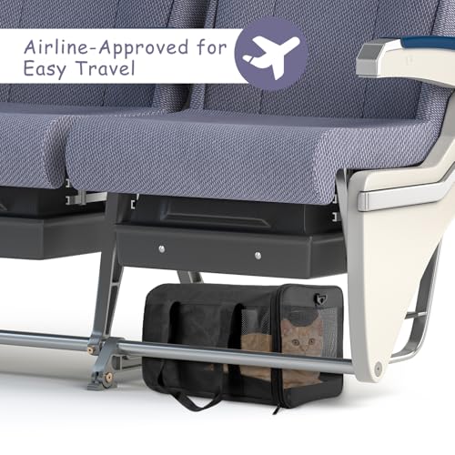 New Prodigen Soft Sided Pet Travel Carrier | Small, 16.3″ L × 11.8″ H × 12.4″ W