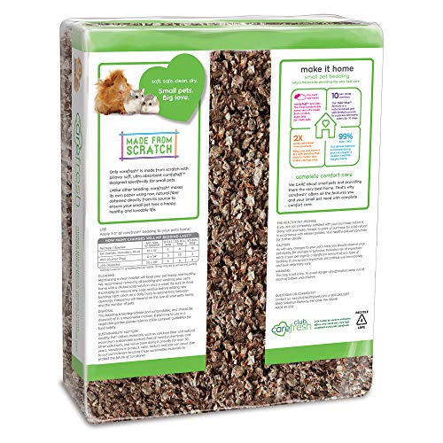 New Carefresh 99% Dust-Free Natural Paper Small Pet Bedding | Natural, 60 L