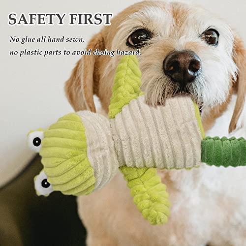 New LECHONG Tough Stuffed Squeaky Plush Bundle | Multi-Color, 5-Pack