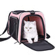 New petisfam Soft Pet Carrier w/ Cozy Bed | Pink, Medium Size