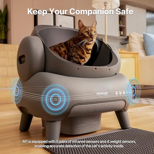 New Neakasa M1 Open-Top Self Cleaning Cat Litter Box | M1