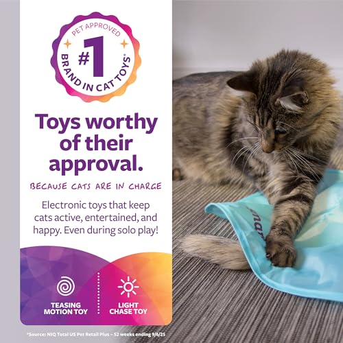 New SmartyKat Hot Pursuit Electronic Concealed Motion Cat Toy