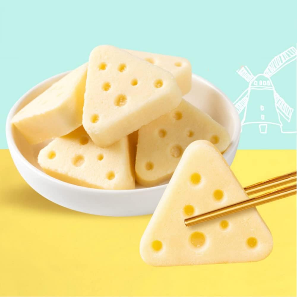 New Hamster Triangle Cheese Teething Treats | Freeze-dried Cheese