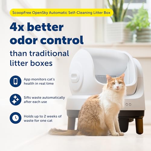 New PetSafe ScoopFree OpenSky Automatic Self-Cleaning Cat Litter Box | OpenSky