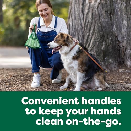 New Earth Rated Poop Bags with Handles | Lavender, 120 Bags