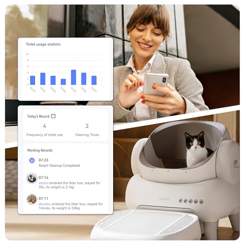 New Neakasa M1 Lite Open-Top Self Cleaning Cat Litter Box | M1 Lite