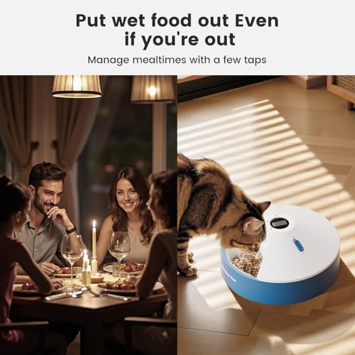 New Gardner Pet Automatic Cat Feeder for Wet Food | 5 meals