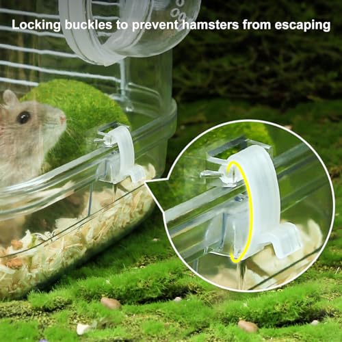 New Hamster Cage with Tunnel Connection Double Layer | 2-Tier