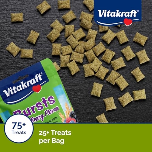 New Vitakraft Bursts Small Animal Treat | Wild Berry Flavor, 5.28 oz