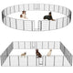 New FDW Dog Playpen / Dog Kennel (32 Panels) | 40 in H, Black