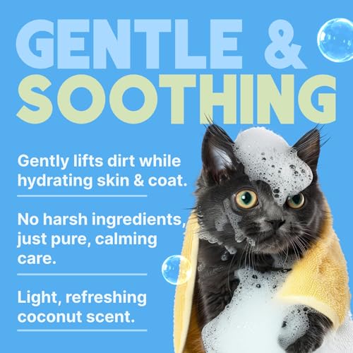 New TropiClean Gentle Kitten & Cat Shampoo | 12oz