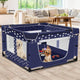 New Generic Puppy Playpen with Zipper Gate | 43.3 × 43.3 in
