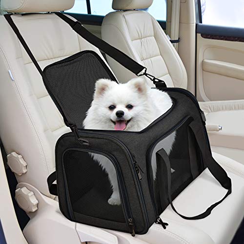 New Henkelion Soft-Sided Cat Carrier | Black & Up to 15 lb