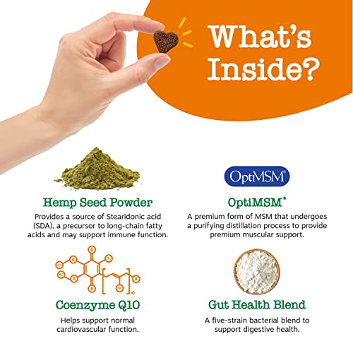 New Zesty Paws 8-in-1 Bites + Hemp Seed | 90 Count