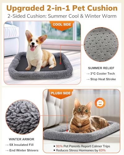 New Morpilot Soft Sided Cat & Dog Carrier | Beige, Up to 18 lbs