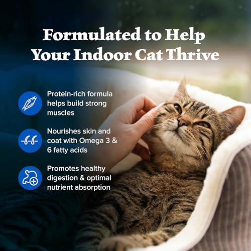 New Blue Buffalo Wilderness Adult Indoor Dry Cat Food | 15 lb bag, Chicken