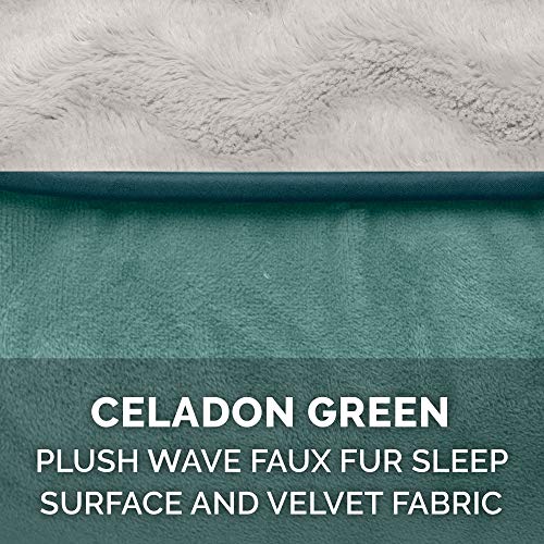 New Furhaven Orthopedic Dog Bed | Celadon Green, Large