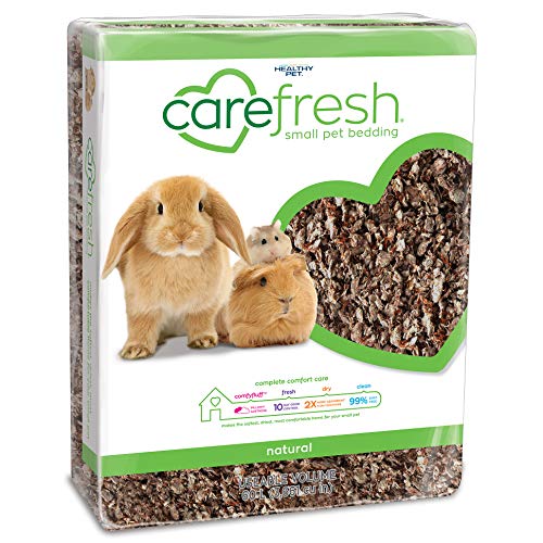 New Carefresh 99% Dust-Free Natural Paper Small Pet Bedding | Natural, 60 L
