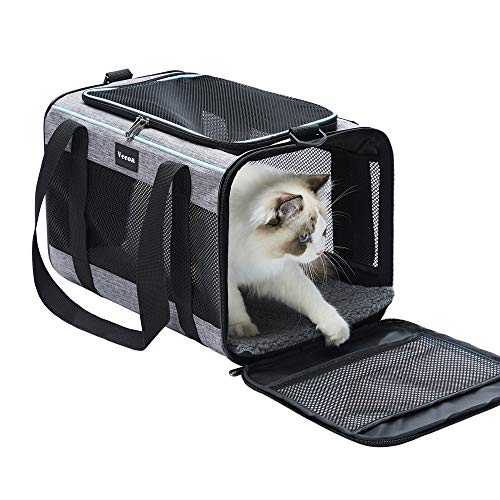 New Vceoa Soft-Sided Cat & Dog Carrier | 17.5″ × 11″ × 11″, Up to 16 lbs