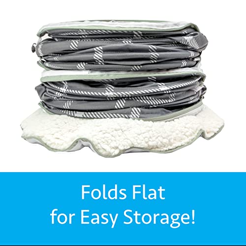 New Kitty City Large Cat Tunnel Bed (Pop-Up) | Gray & Large