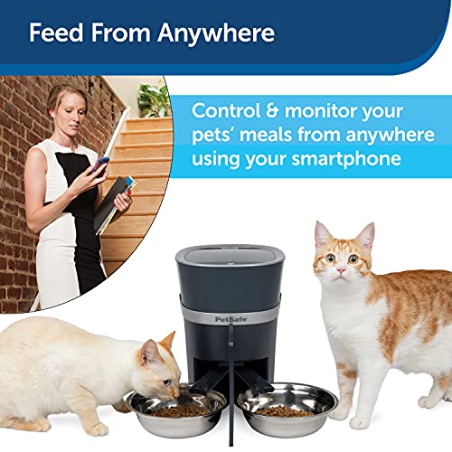 New PetSafe Smart Feed Automatic Pet Feeder (2-Pet Splitter, Wi-Fi)