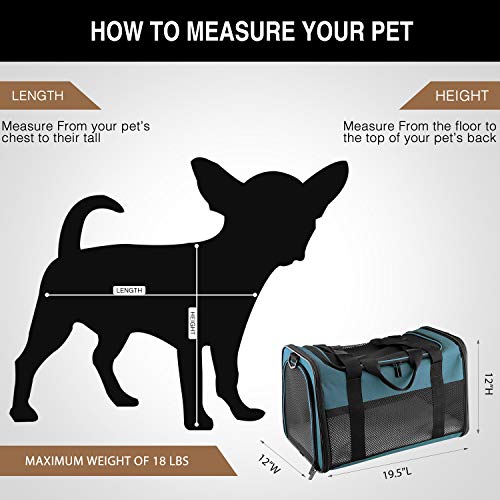 New Akinerri Portable Foldable Dog & Cat Carrier | Up to 28 lbs