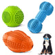 New LUKITO Dog Chew Toys Set | Multi-Color, 3-Pack (Medium/Large)