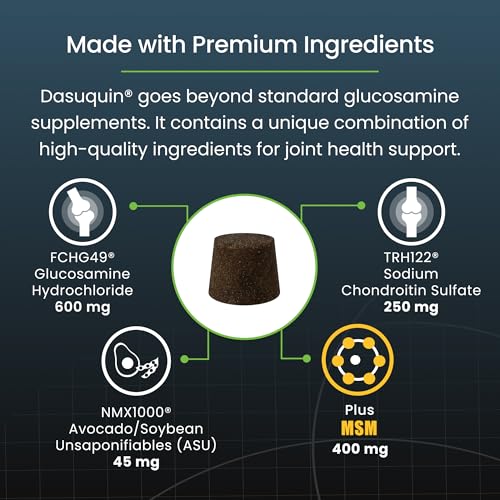 New Nutramax Dasuquin with MSM Soft Chews | Small/Medium Dogs, 84 Count