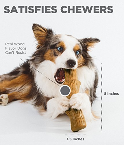 New Petstages Dogwood Durable Chew Toy | Brown, Large