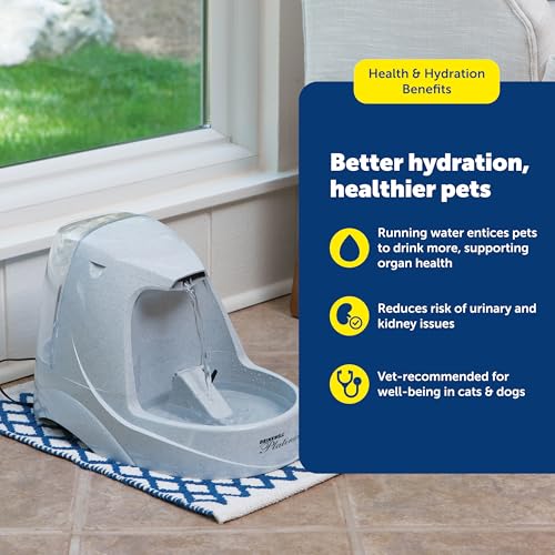 New PetSafe Drinkwell Platinum Water Fountain | Grey, 168 oz
