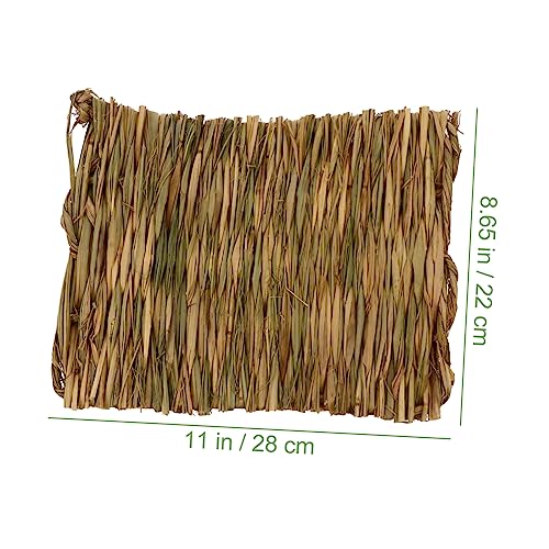 New Mipcase Bunny Nesting Grass Mat Small Animal Bedding | Natural grass, 3 pack