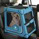 New SNAGLEPAW Portable Dog Crate Metal Frame Pet Carrier for Car Travel | M - Blue