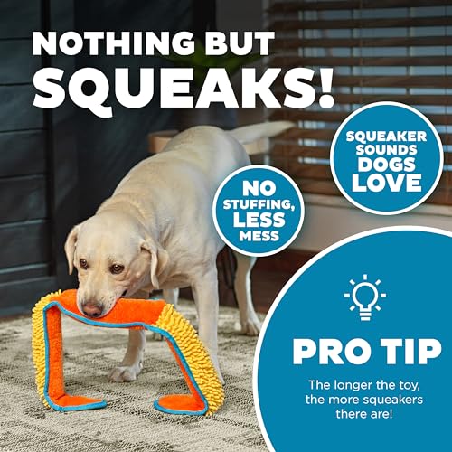 New Outward Hound Durablez Nubby Snake | Orange, X-Large (39")