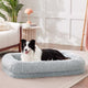 New ZOMISIA Calming Large Sized Dog Bed | Grey, Orthopedic 38"L x 27"W x8"TH