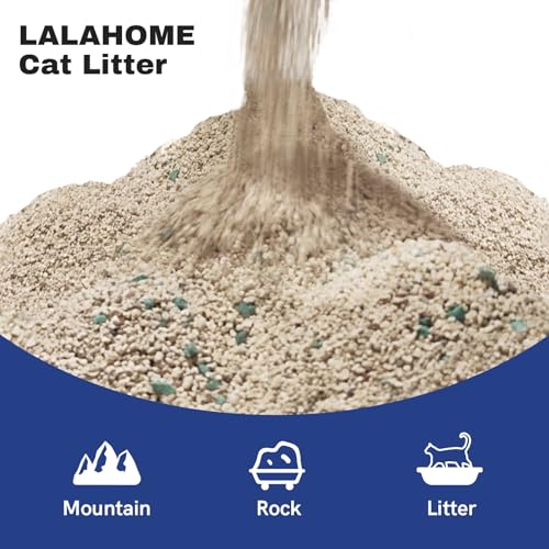 New LALAHOME Clumping Cat Litter | Unscented, 15 lb Box