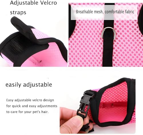 New Weimostar Bunny Harness with Leash | Red L