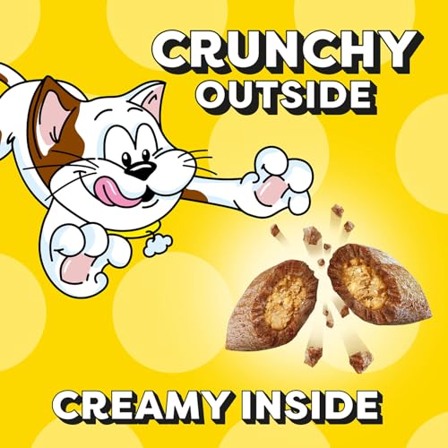 New Temptations Classic Crunchy and Soft Cat Treats | 48 oz bag, Savory Salmon