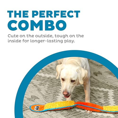 New Outward Hound Durablez Nubby Snake | Orange, X-Large (39")