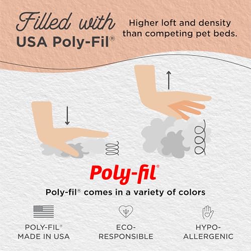 New Best Friends by Sheri Original Calming Donut Bed | Taupe & 30" x 30"