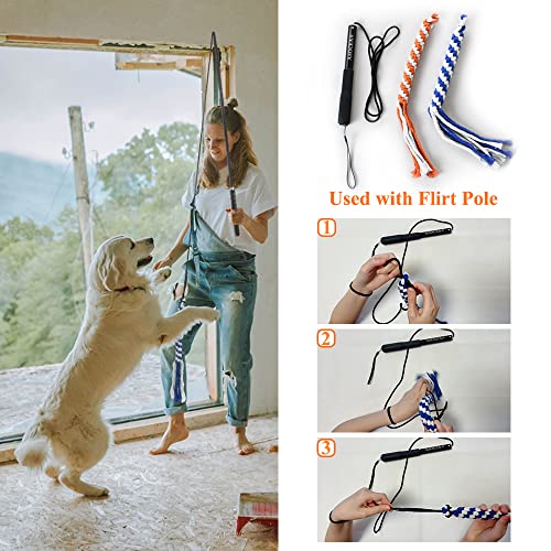 New ASOCEA Dog Rope Toys Set | Multi-Color, 3-Pack (Small/Medium)