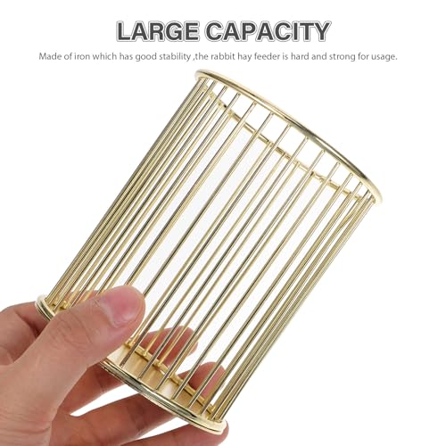 New SUPVOX Guinea Pig Hay Feeder Rack with Heavy-Duty Metal Frame, Hanging Rabbit Feeder for Cage, Wear-Resistant Small Animal Hay Holder Suitable for Rabbits and Bunnies